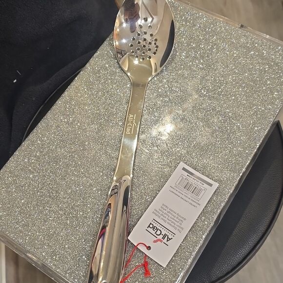 All-Clad Stainless Steel Slotted Spoon - Picture 9 of 9